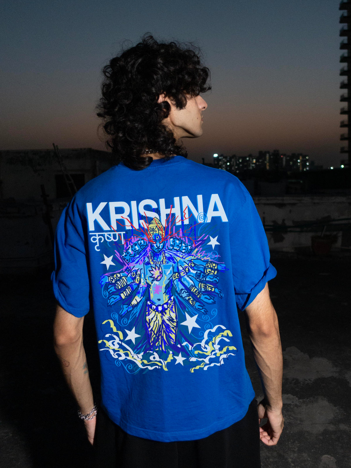Krishna (Blue Tee)