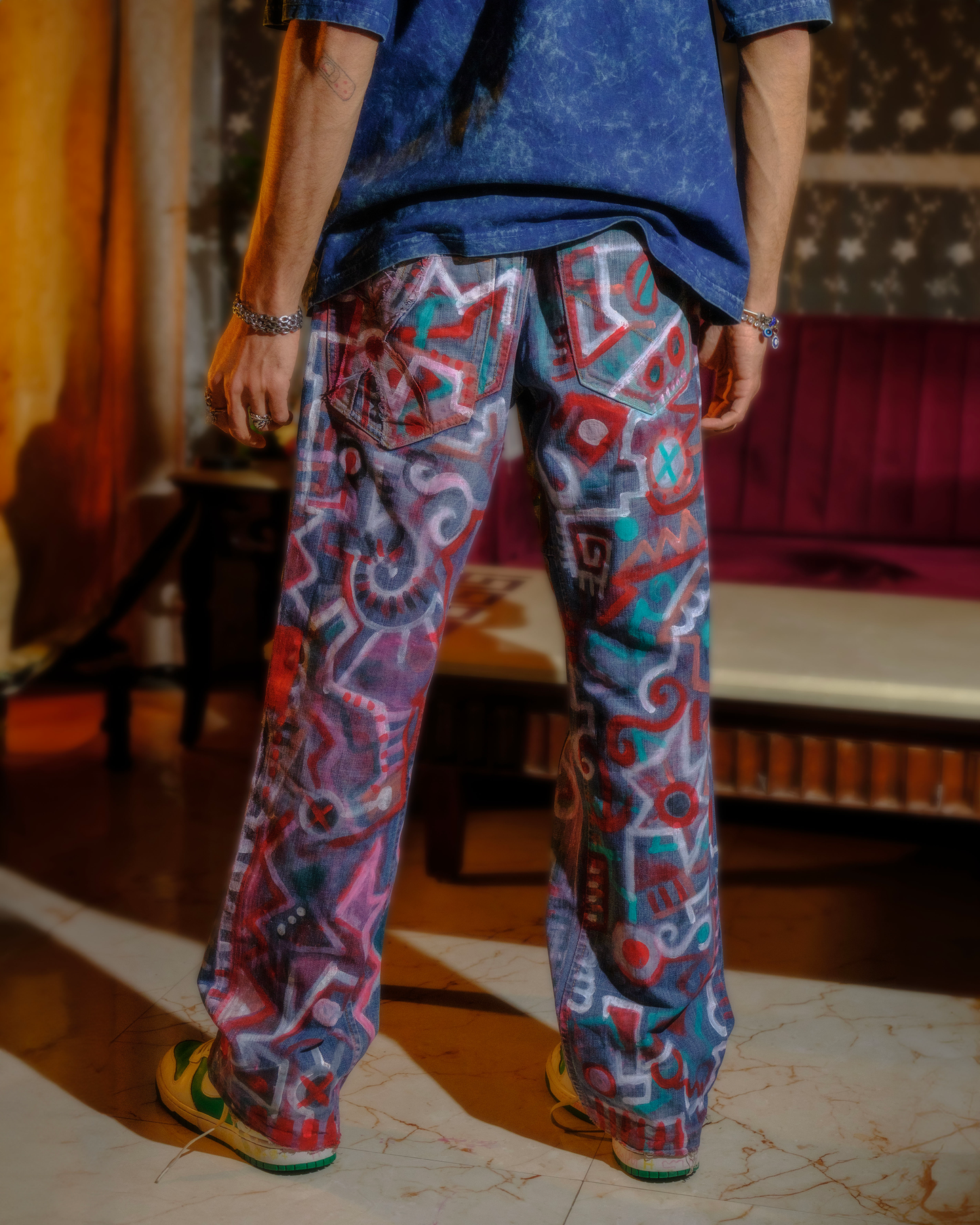 War Ready Jeans 1of1 (Hand-Painted)