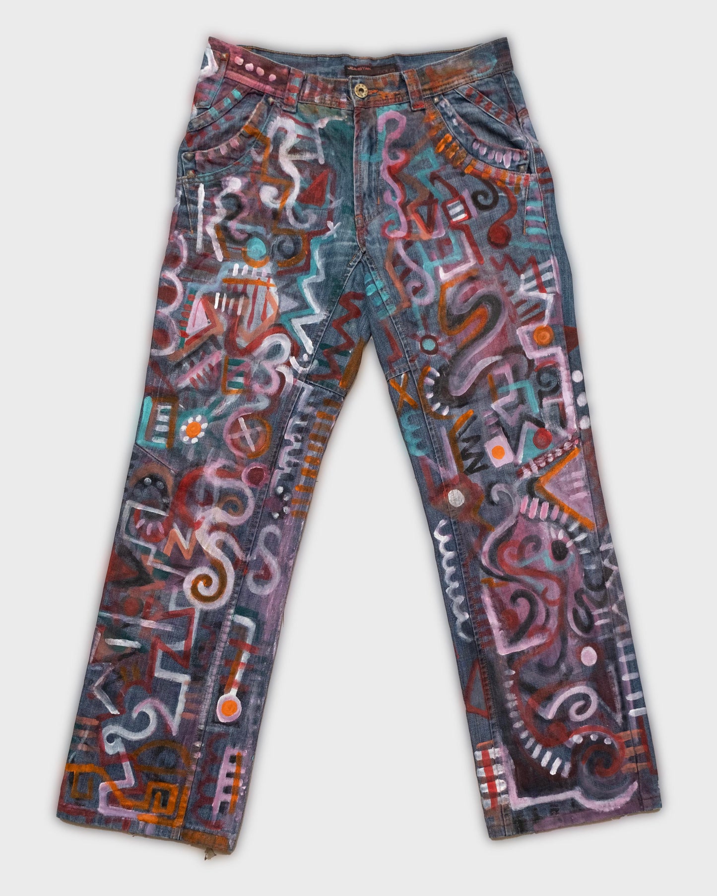 War Ready Jeans 1of1 (Hand-Painted)