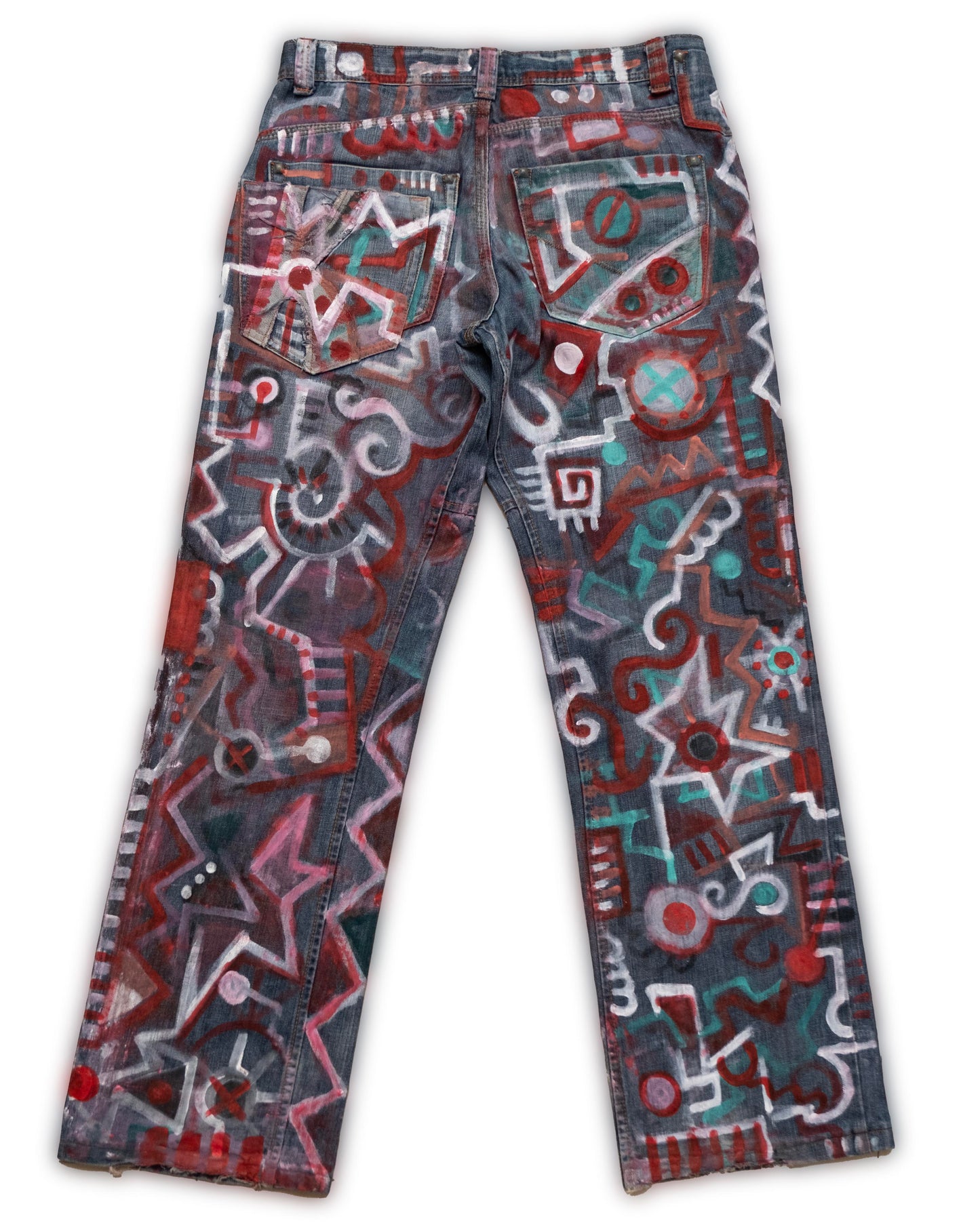 War Ready Jeans 1of1 (Hand-Painted)