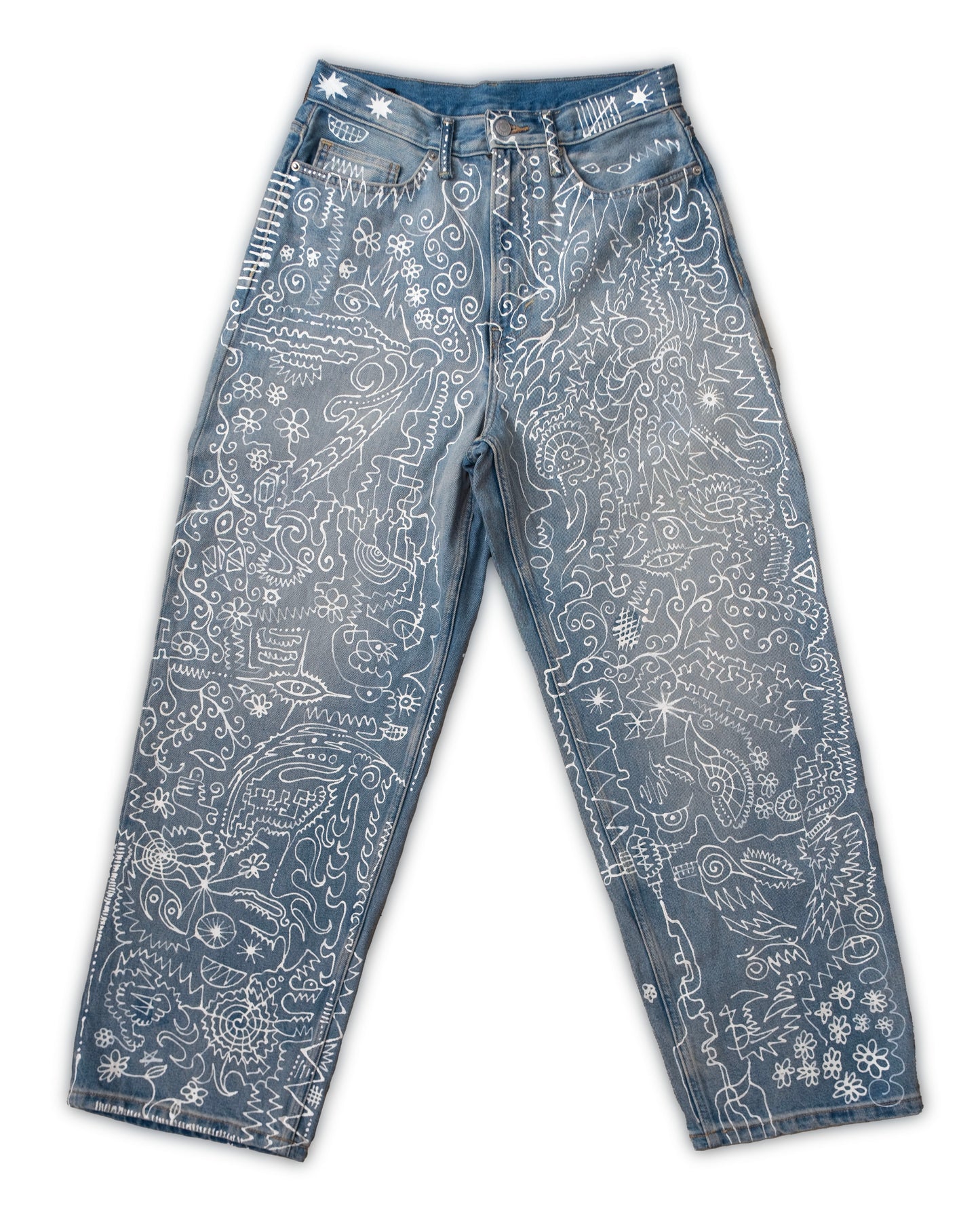 Blue Jeans (Hand-painted)