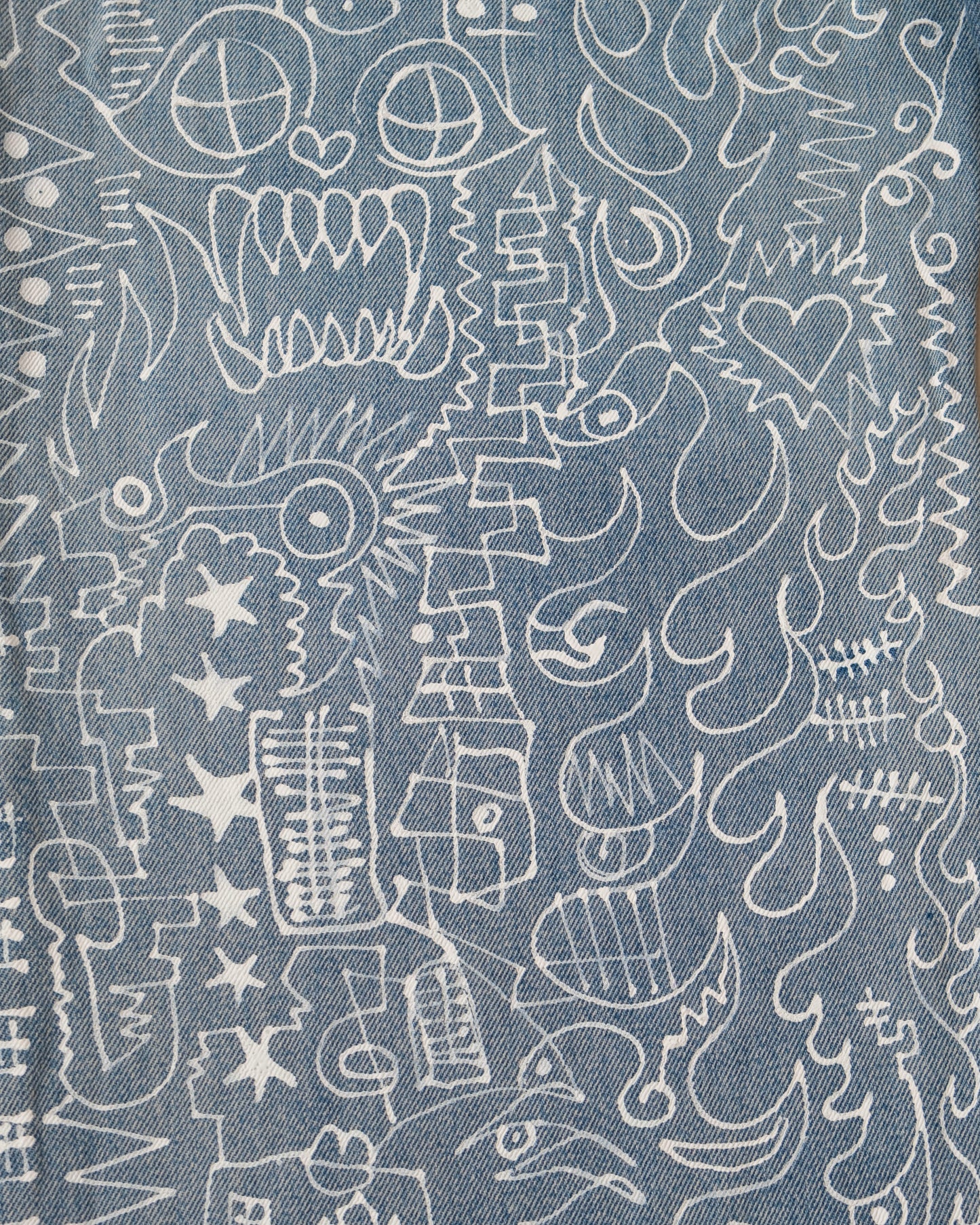 Blue Jeans (Hand-painted)