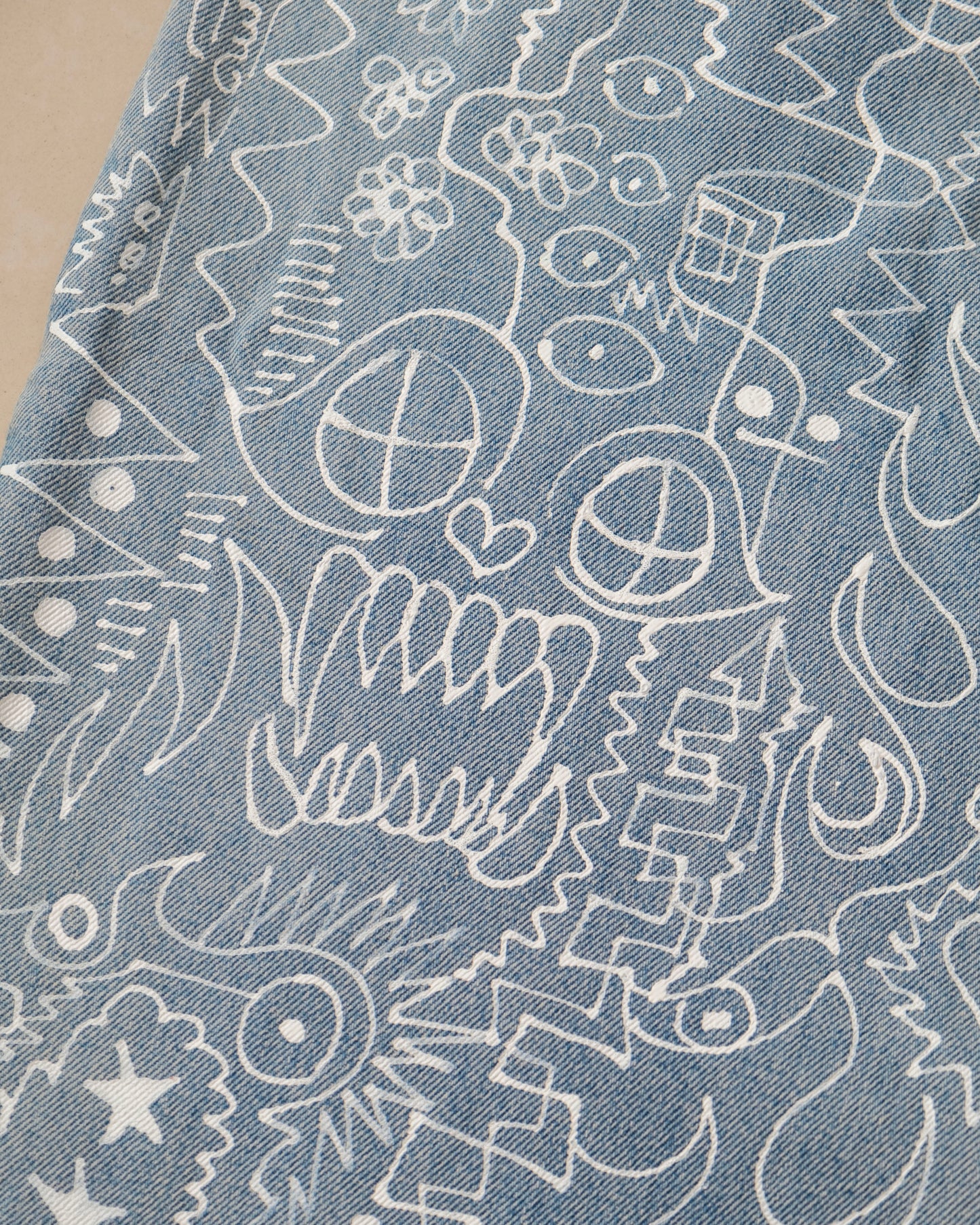Blue Jeans (Hand-painted)