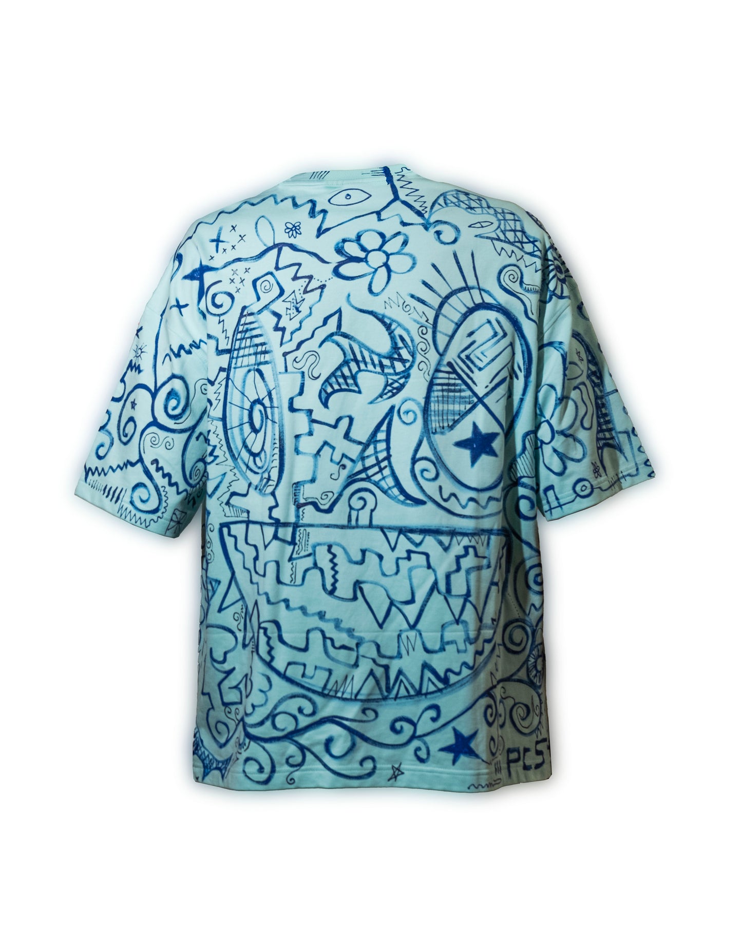 Blue Bomb (Hand-Painted)