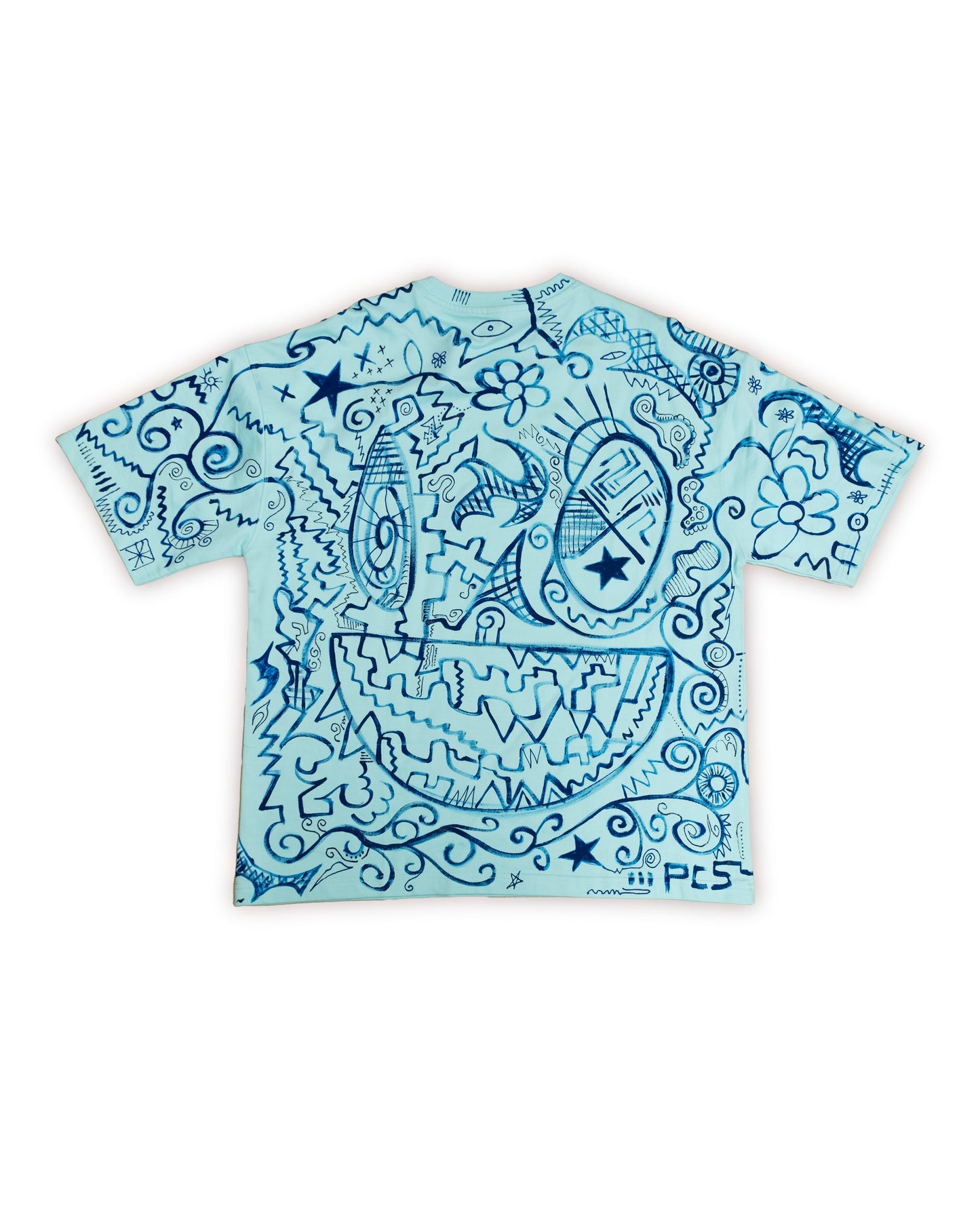 Blue Bomb (Hand-Painted)