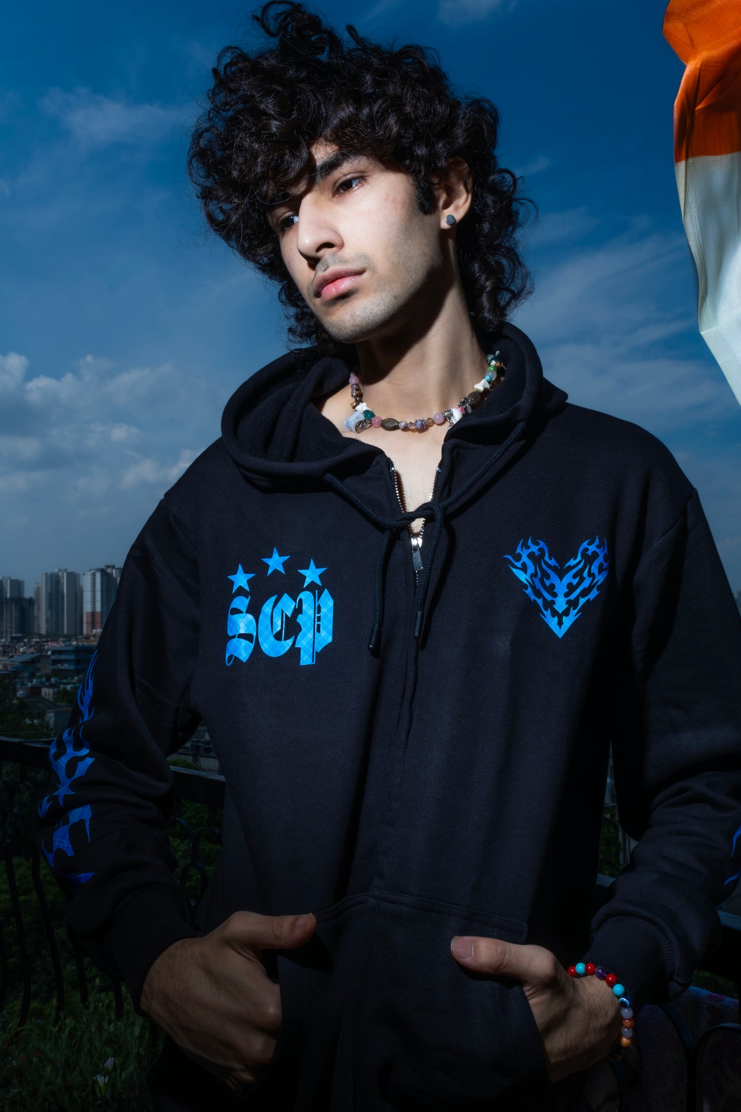 Blue Heart (Zip-Hoodie)