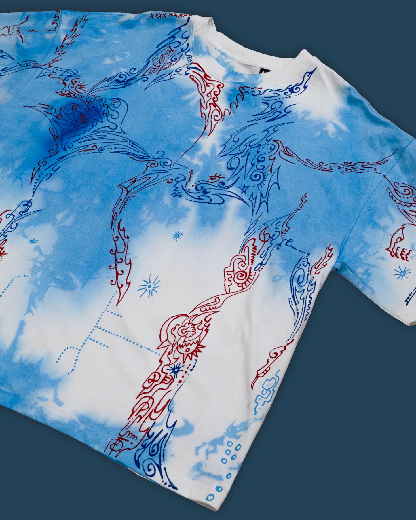 Water + Fire (Hand-painted)