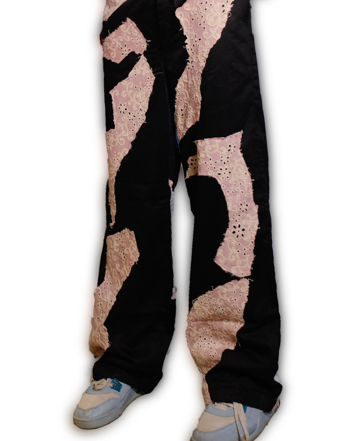 Black Patchwork (1of1) Pants