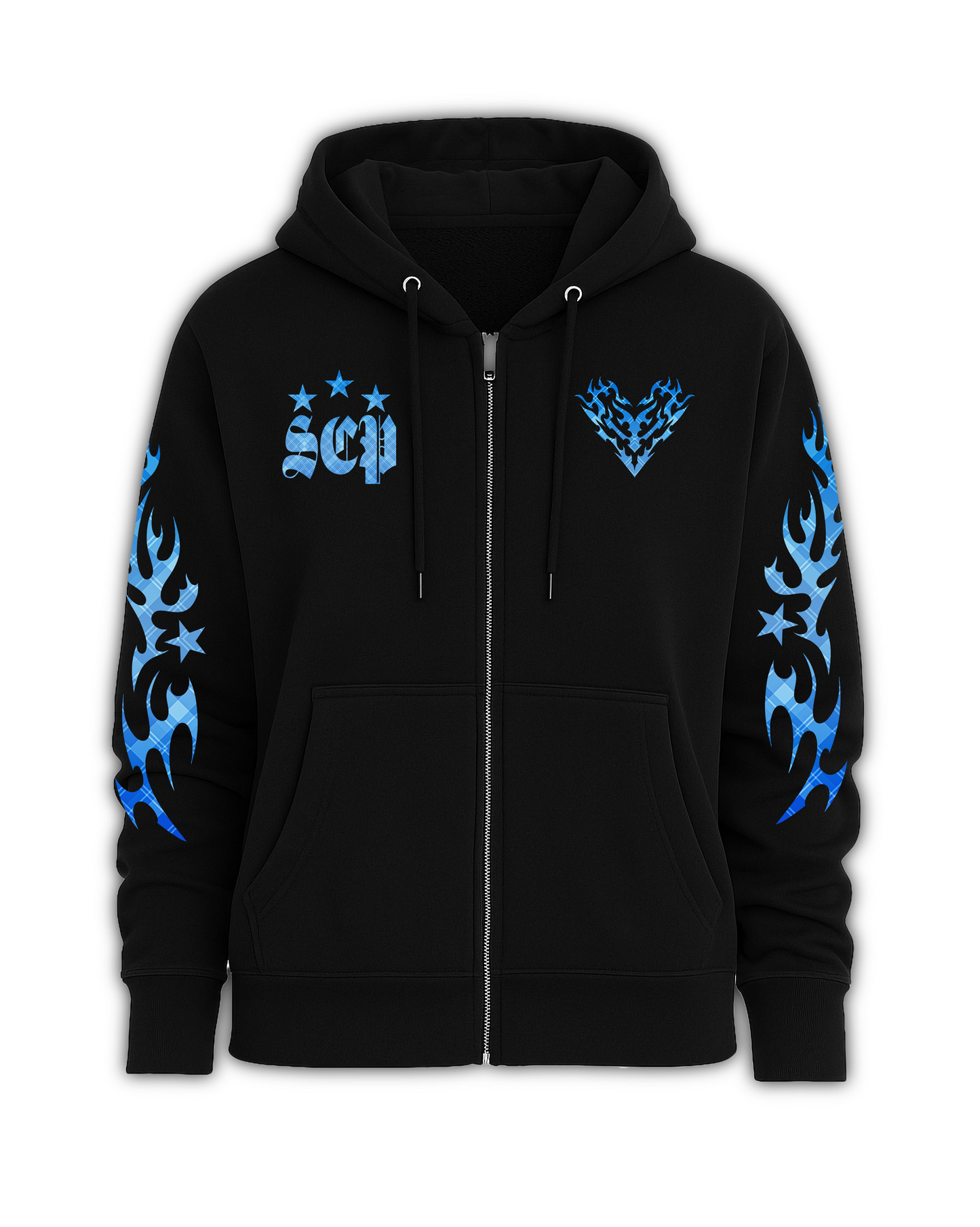 Blue Heart (Zip-Hoodie)