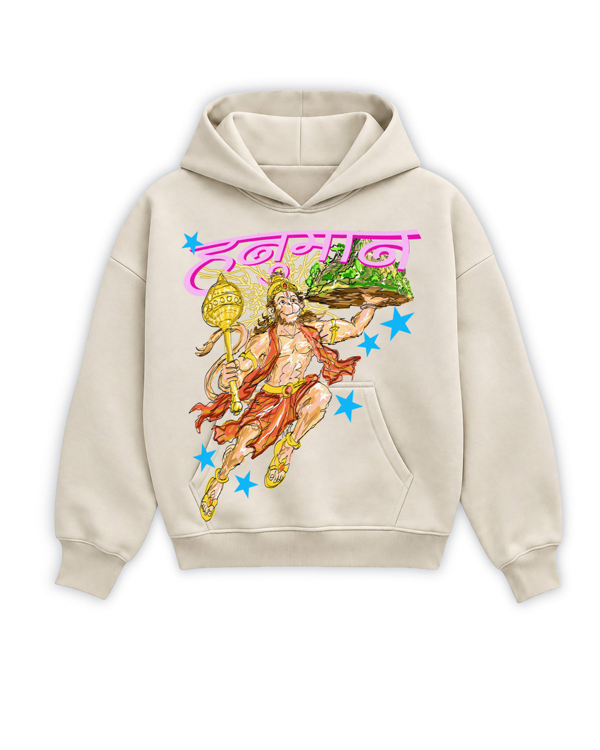 Hanuman (Cream Hoodie)