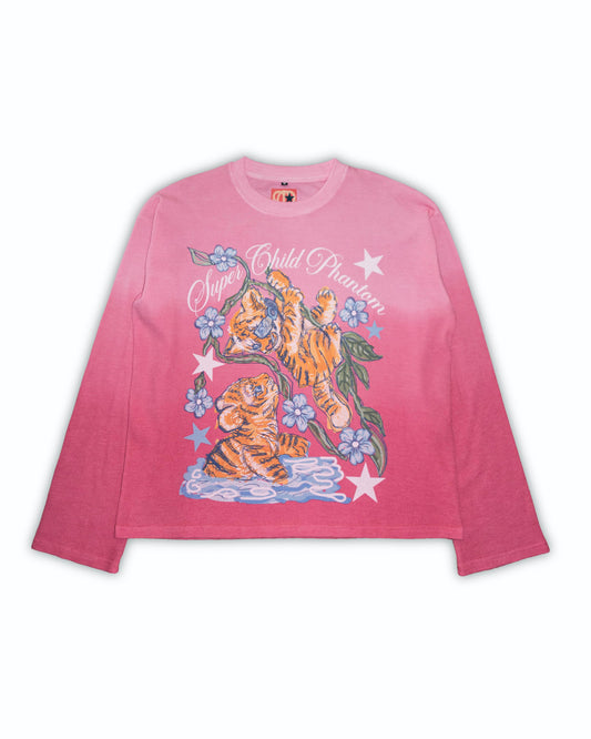 Baby Tigers (Pink Waffle Knit)