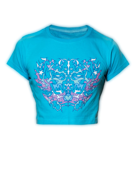 Mask-off Crop Top