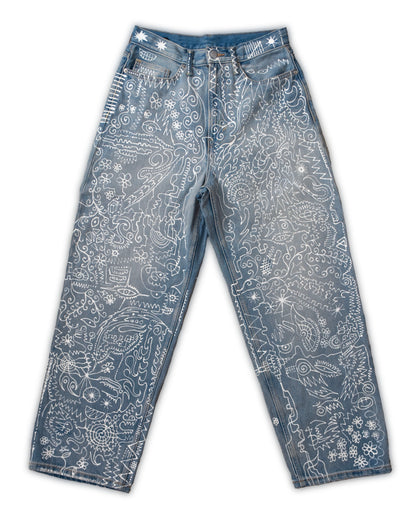 Blue Jeans (Hand-painted)
