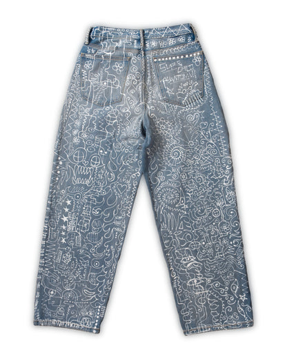 Blue Jeans (Hand-painted)