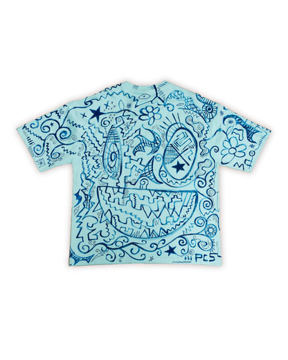 Blue Bomb (Hand-Painted)