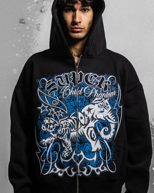 Tiger Elephant (Zip Hoodie)