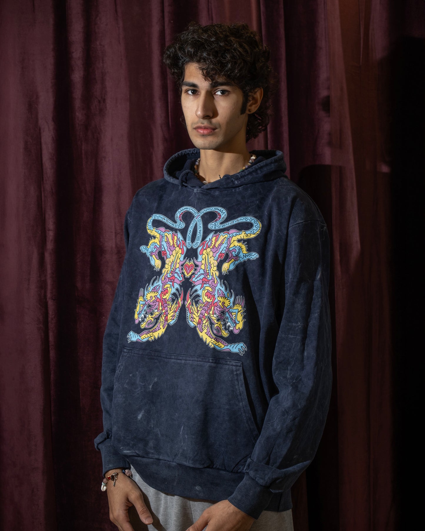 Balance (Acid Wash Hoodie)