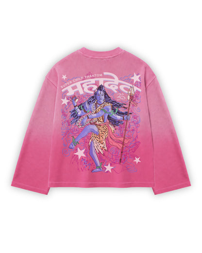 Mahadev (Pink Waffle Knit)