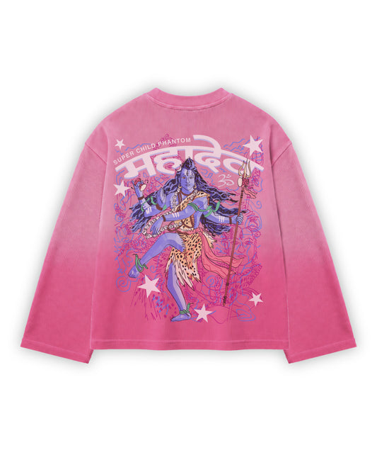Mahadev (Pink Waffle Knit)
