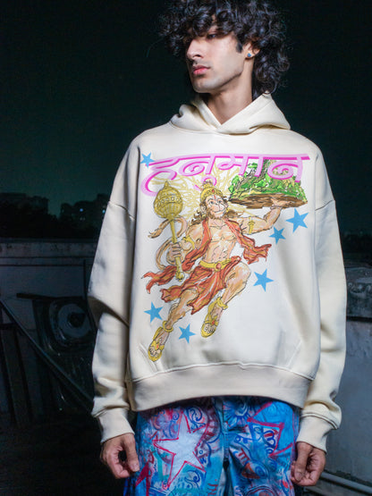 Hanuman (Cream Hoodie)