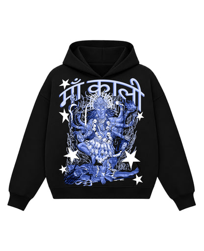 Black Boxy Hoodie Front Design