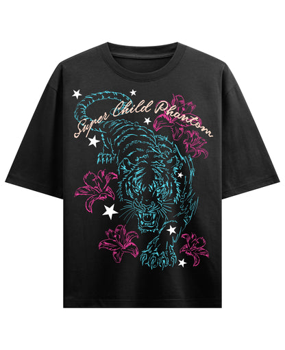 Black Oversized T-shirt Front Design