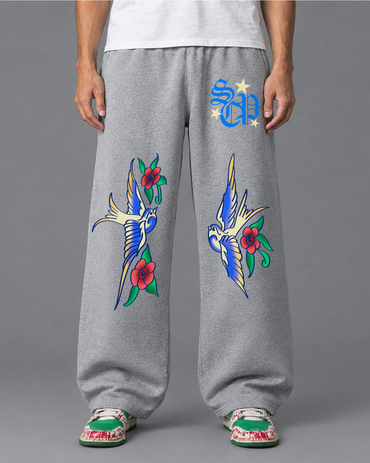 Birds And Roses (Sweatpants)